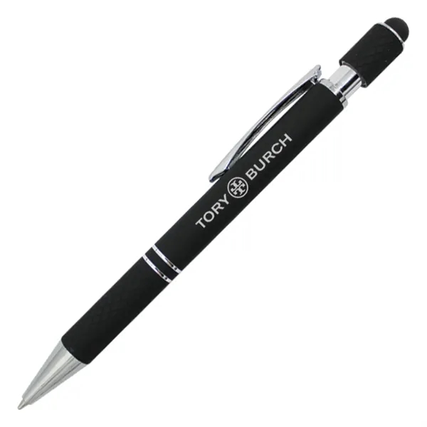 Halcyon® Executive Metal Spin Top Pen with Stylus... from ASI 30270 Aakron Line