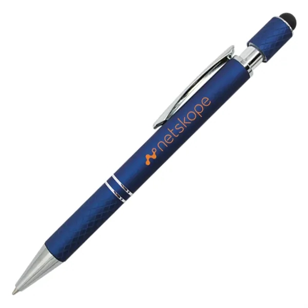 Halcyon® Executive Metal Spin Top Pen with Stylus... from ASI 30270 Aakron Line