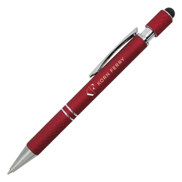 Halcyon® Executive Metal Spin Top Pen with Stylus... from ASI 30270 Aakron Line