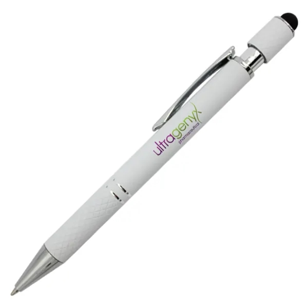 Halcyon® Executive Metal Spin Top Pen with Stylus, Full Col... from ASI 30270 Aakron Line