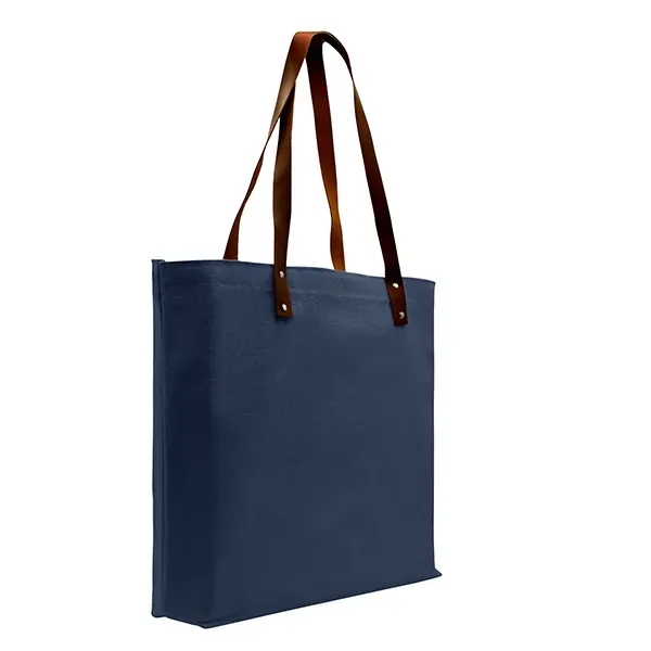 Union/USA Made durable 10 oz dyed cotton canvas tote with riveted... from ASI 73775 Unionwear