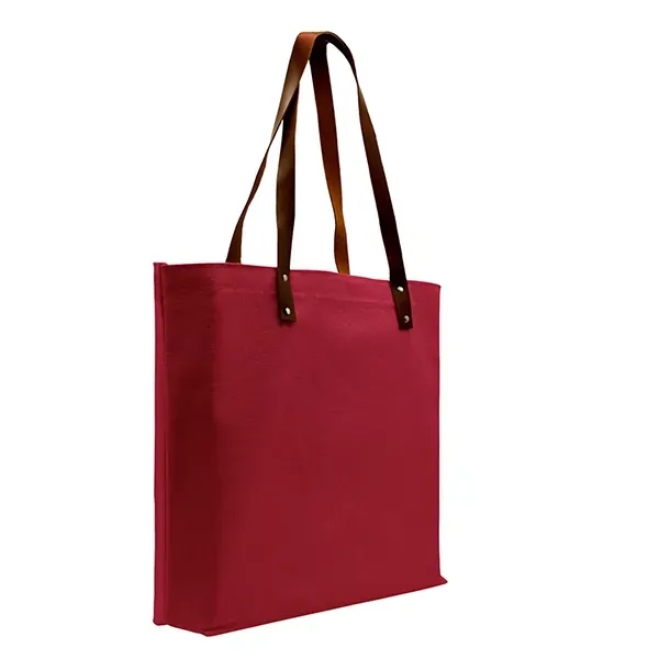 Union/USA Made durable 10 oz dyed cotton canvas tote with riveted... from ASI 73775 Unionwear