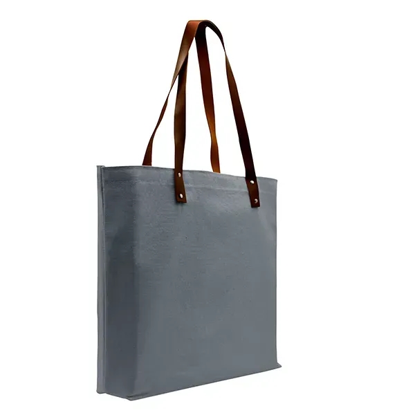 Union/USA Made durable 10 oz dyed cotton canvas tote with riveted... from ASI 73775 Unionwear