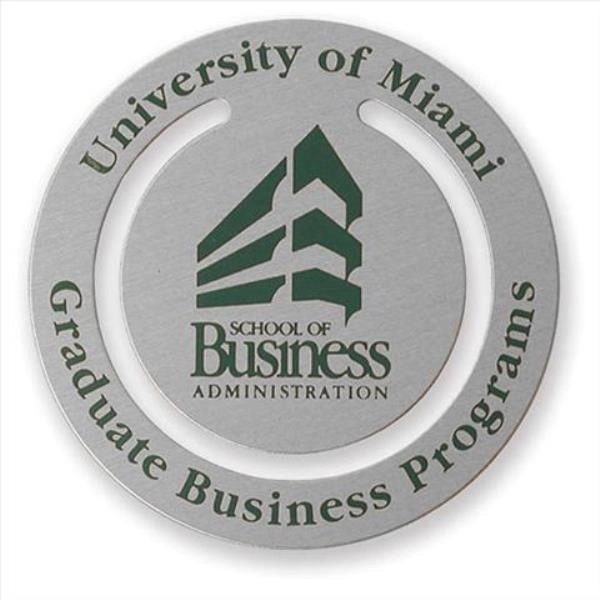 Round silkscreened bookmark clip (.018" thick).... from ASI 69240 MasterCast LTD / MasterCast