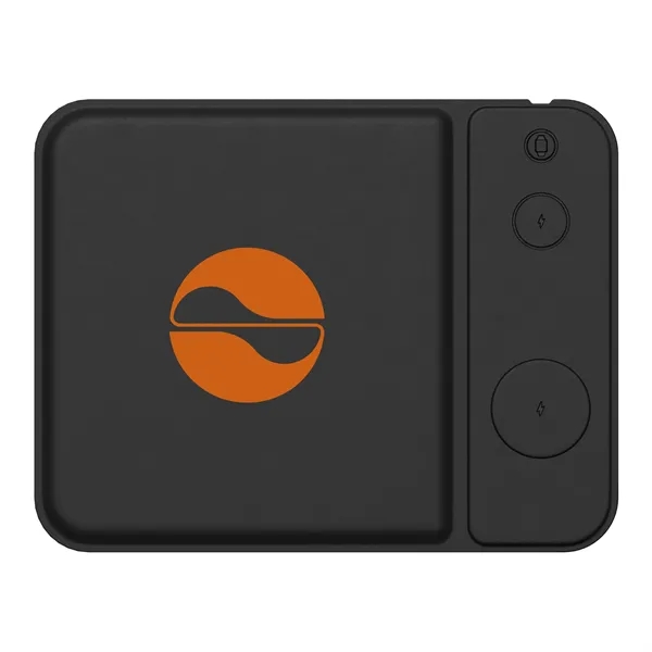 A productivity-boosting mousepad with integrated wireless charging for multiple devices. Made... from ASI 88660 Spector & Co.