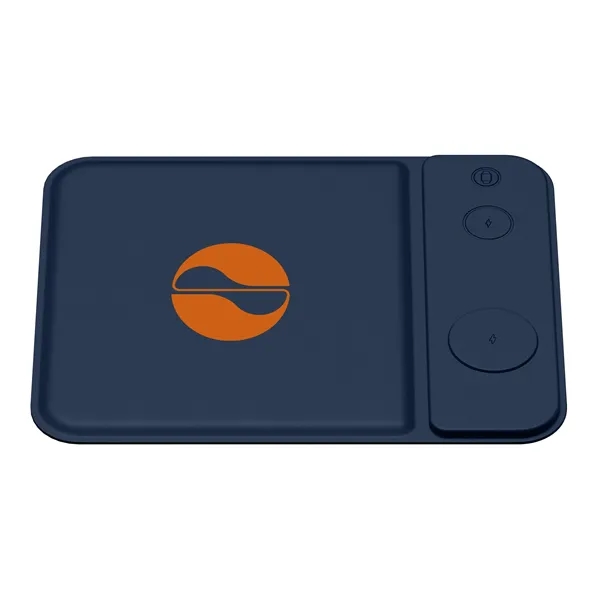 A productivity-boosting mousepad with integrated wireless charging for multiple devices. Made... from ASI 88660 Spector & Co.