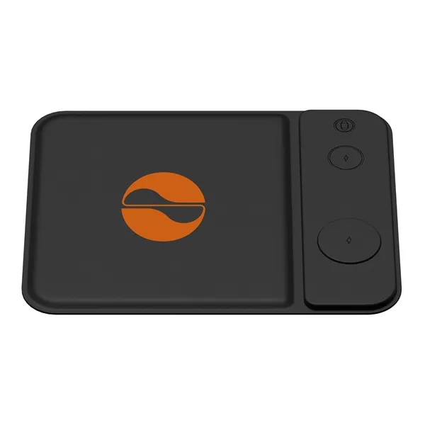 A productivity-boosting mousepad with integrated wireless charging for multiple devices. Made... from ASI 88660 Spector & Co.