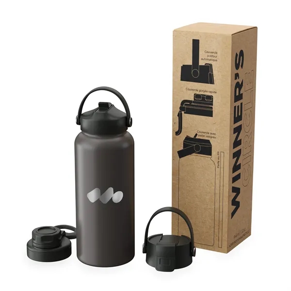 A versatile 946ml 32oz insulated bottle designed for ultimate hydration flexibility.... from ASI 88660 Spector & Co.