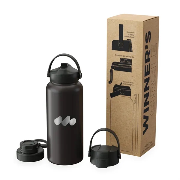 A versatile 946ml 32oz insulated bottle designed for ultimate hydration flexibility.... from ASI 88660 Spector & Co.