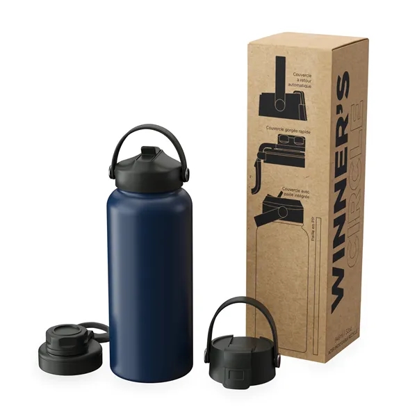 A versatile 946ml 32oz insulated bottle designed for ultimate hydration flexibility.... from ASI 88660 Spector & Co.