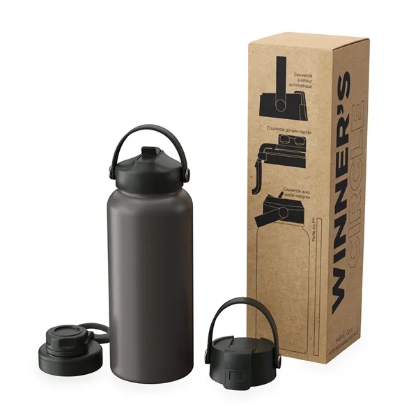 A versatile 946ml 32oz insulated bottle designed for ultimate hydration flexibility.... from ASI 88660 Spector & Co.