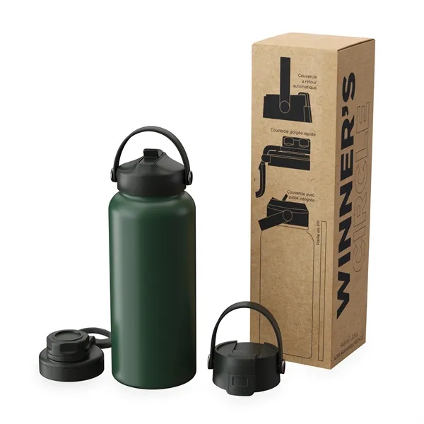 A versatile 946ml 32oz insulated bottle designed for ultimate hydration flexibility.... from ASI 88660 Spector & Co.
