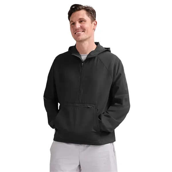 Recycled stretch men's anorak with water-repellent finish and packable design for... from ASI 44620 Charles River Apparel