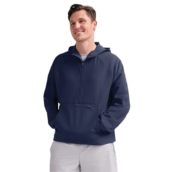 Recycled stretch men's anorak with water-repellent finish and packable design for... from ASI 44620 Charles River Apparel