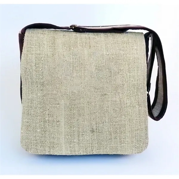 Hemp/cotton Messenger Bag from Nepal... from ASI 41630 Brave USA