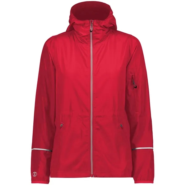 The Ladies Packable Full Zip Jacket is made from polyester, a... from ASI 37461 Augusta Sportswear / Holloway Sportswear