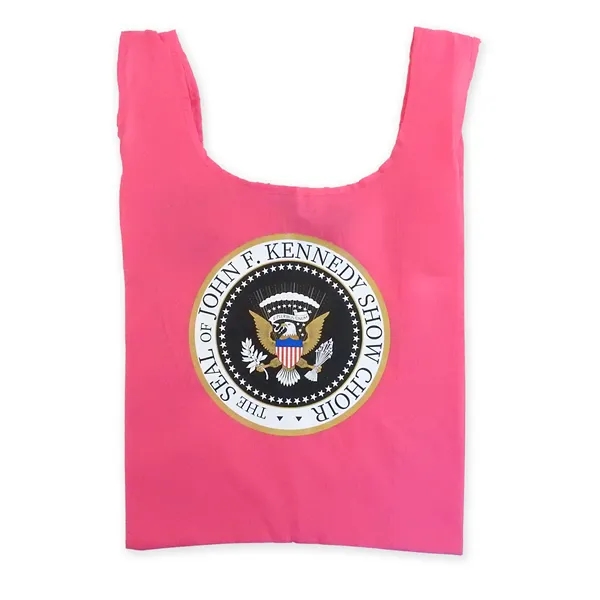 Ripstop Foldable Shopping Tote with Drawstring Pouch available in 10 colors,... from ASI 41630 Brave USA / USA Bags