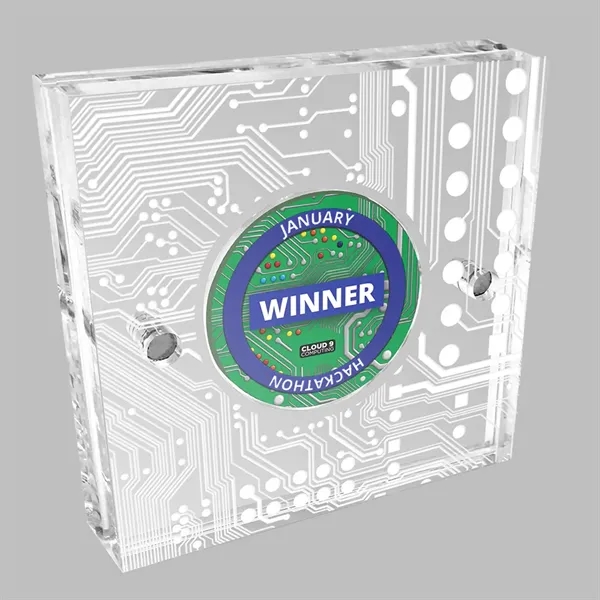 Acrylic Coin Display / Holder Vibrant UV color... from ASI 72521 Morris Magnets / Laser Cuts