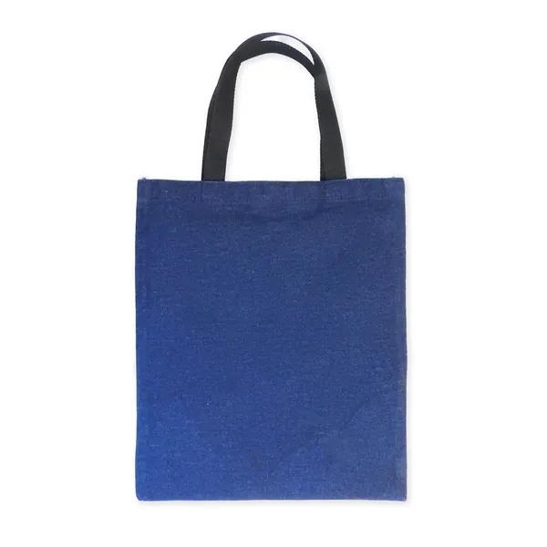 True Blue Denim Flat Tote Bag, Made in USA, PP webbing... from ASI 41630 Brave USA / Brave USA