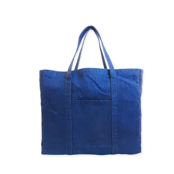 Denim Diva Denim Full Gusset Tote Bag, Made in USA, Self... from ASI 41630 Brave USA / Brave USA