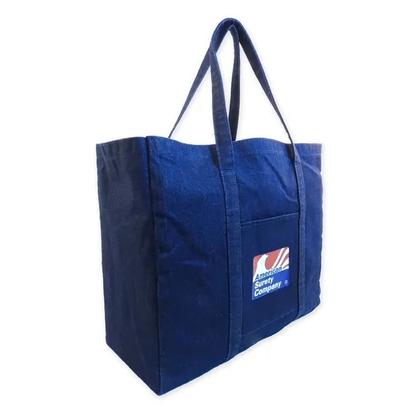 Denim Diva Denim Full Gusset Tote Bag, Made in USA, Self... from ASI 41630 Brave USA / Brave USA