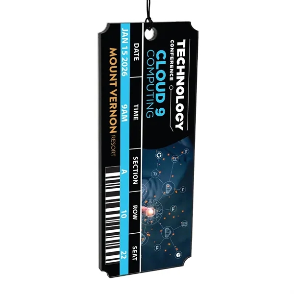 Replica Ticket Stub Acrylic Ornament... from ASI 72521 Morris Magnets / Laser Cuts