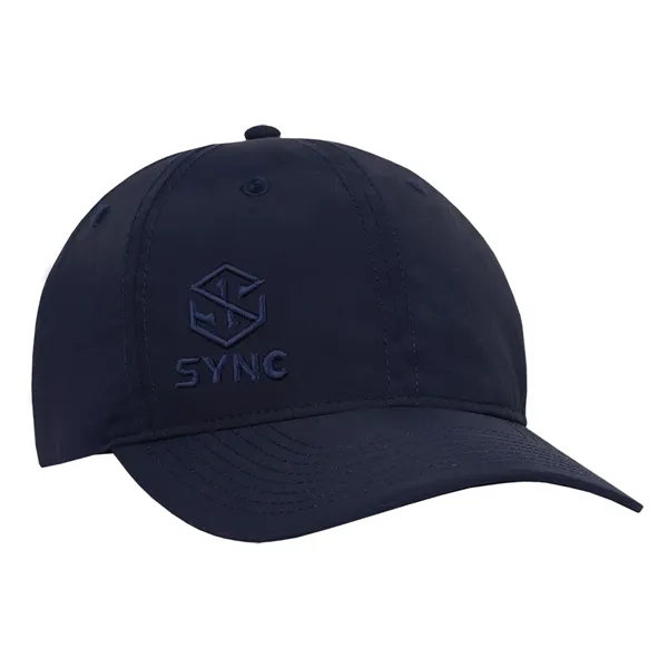 Semi-structured deluxe taslon cap with elastic hook & loop.... from ASI 80129 Quake City Caps