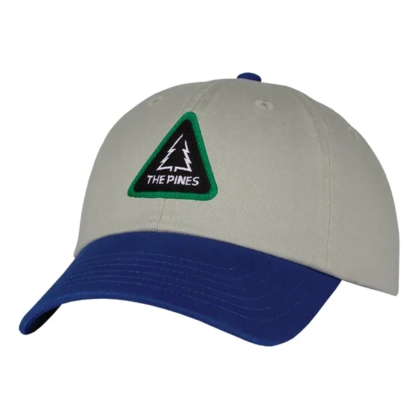 This two-tone laundered chino twill cap is available in various color... from ASI 80129 Quake City Caps