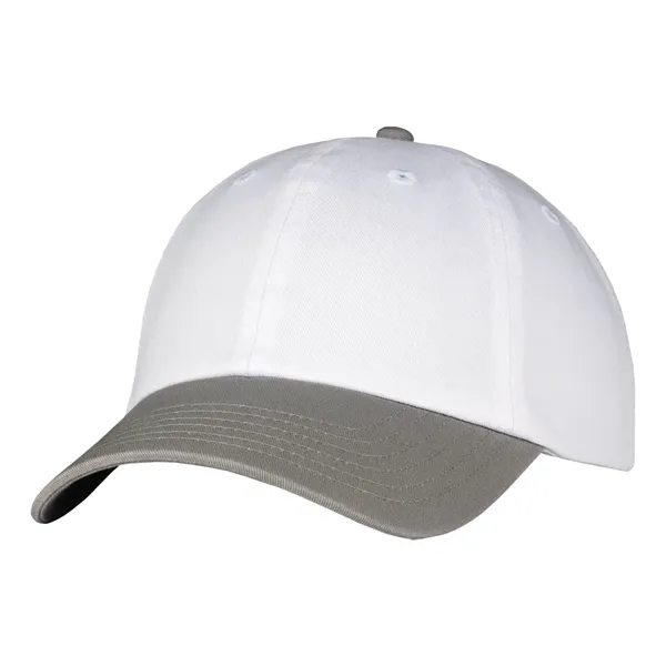 This two-tone laundered chino twill cap is available in various color... from ASI 80129 Quake City Caps