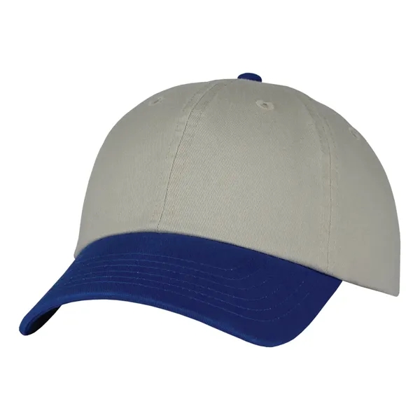 This two-tone laundered chino twill cap is available in various color... from ASI 80129 Quake City Caps