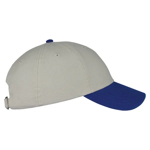 This two-tone laundered chino twill cap is available in various color... from ASI 80129 Quake City Caps