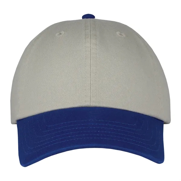 This two-tone laundered chino twill cap is available in various color... from ASI 80129 Quake City Caps