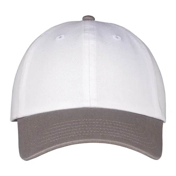 This two-tone laundered chino twill cap is available in various color... from ASI 80129 Quake City Caps