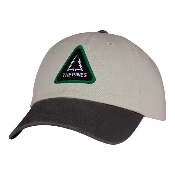 This two-tone laundered chino twill cap is available in various color... from ASI 80129 Quake City Caps