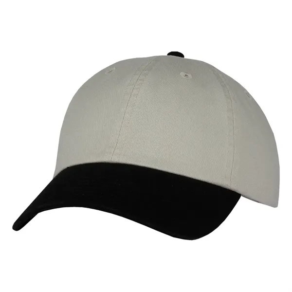 This two-tone laundered chino twill cap is available in various color... from ASI 80129 Quake City Caps