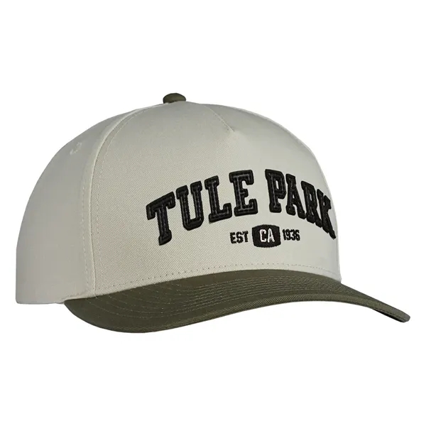 Deluxe Two-Tone Chino Twill Cap having many features. Profile: High profile.... from ASI 80129 Quake City Caps