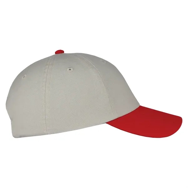 This two-tone laundered chino twill cap is available in various color... from ASI 80129 Quake City Caps