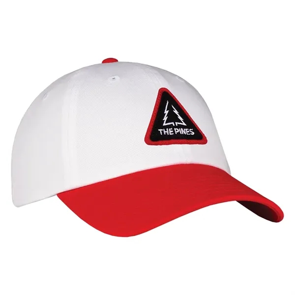 This two-tone laundered chino twill cap is available in various color... from ASI 80129 Quake City Caps