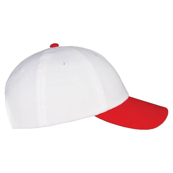 This two-tone laundered chino twill cap is available in various color... from ASI 80129 Quake City Caps