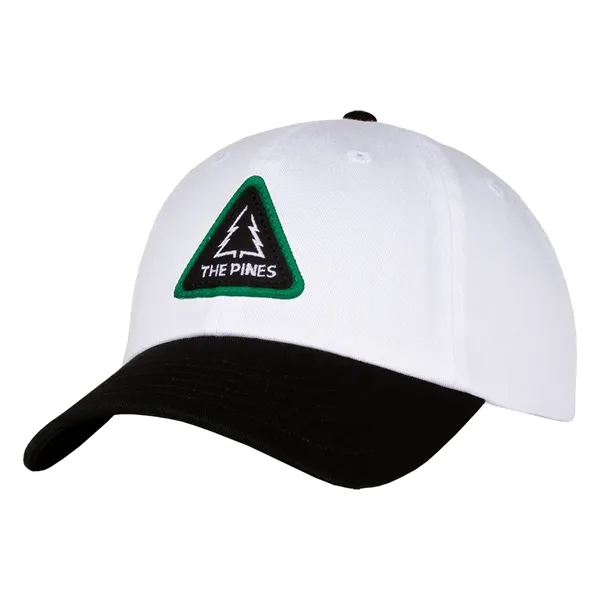 This two-tone laundered chino twill cap is available in various color... from ASI 80129 Quake City Caps