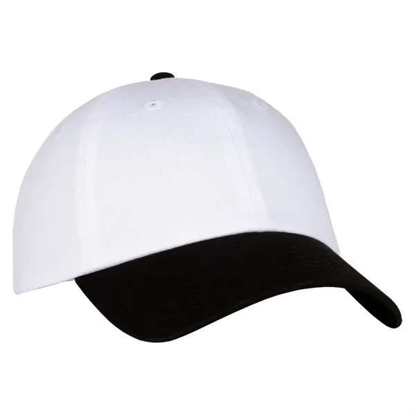 This two-tone laundered chino twill cap is available in various color... from ASI 80129 Quake City Caps