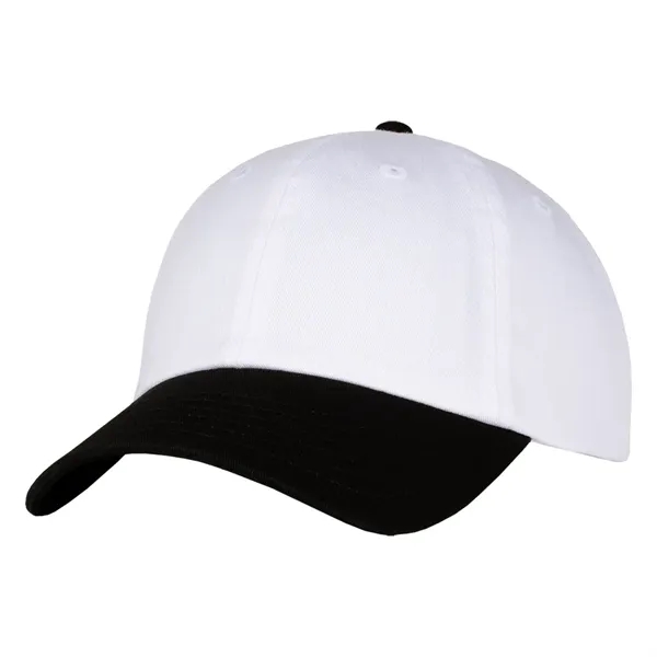 This two-tone laundered chino twill cap is available in various color... from ASI 80129 Quake City Caps
