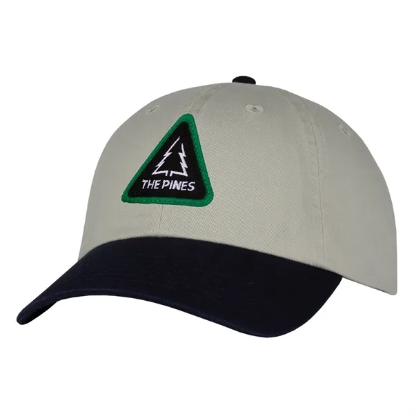 This two-tone laundered chino twill cap is available in various color... from ASI 80129 Quake City Caps