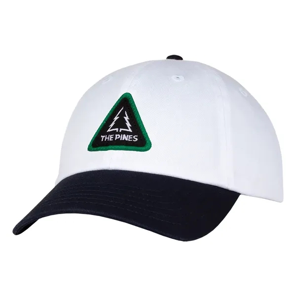 This two-tone laundered chino twill cap is available in various color... from ASI 80129 Quake City Caps