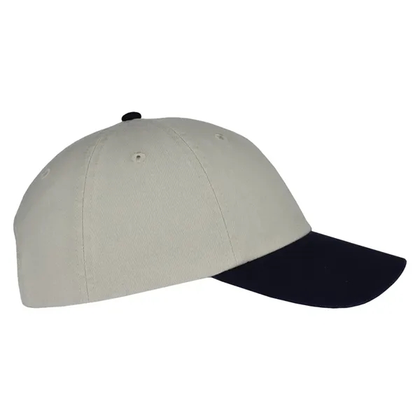 This two-tone laundered chino twill cap is available in various color... from ASI 80129 Quake City Caps
