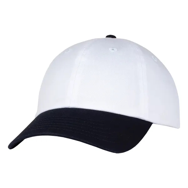 This two-tone laundered chino twill cap is available in various color... from ASI 80129 Quake City Caps
