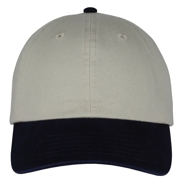 This two-tone laundered chino twill cap is available in various color... from ASI 80129 Quake City Caps