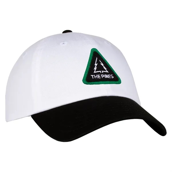 This two-tone laundered chino twill cap is available in various color... from ASI 80129 Quake City Caps