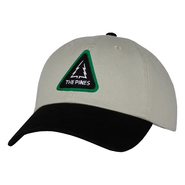 This two-tone laundered chino twill cap is available in various color... from ASI 80129 Quake City Caps