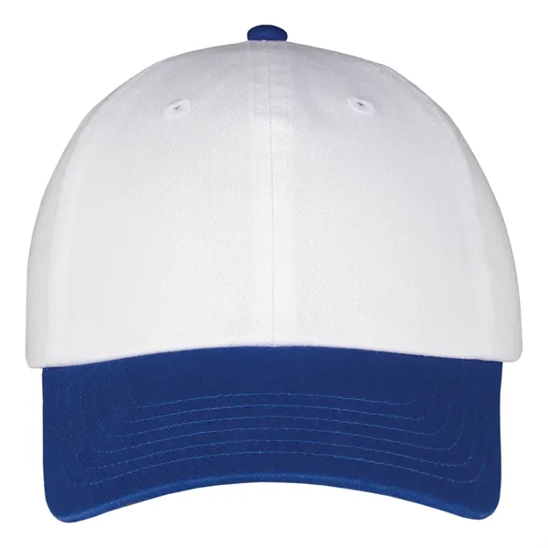 This two-tone laundered chino twill cap is available in various color... from ASI 80129 Quake City Caps